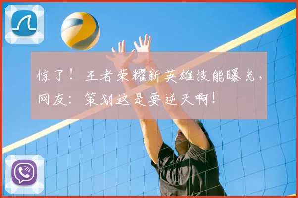 惊了！王者荣耀新英雄技能曝光，网友：策划这是要逆天啊！